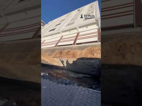 Deprem Türkiye: Video, temelsiz inşa edilen binayı ortaya koyuyor