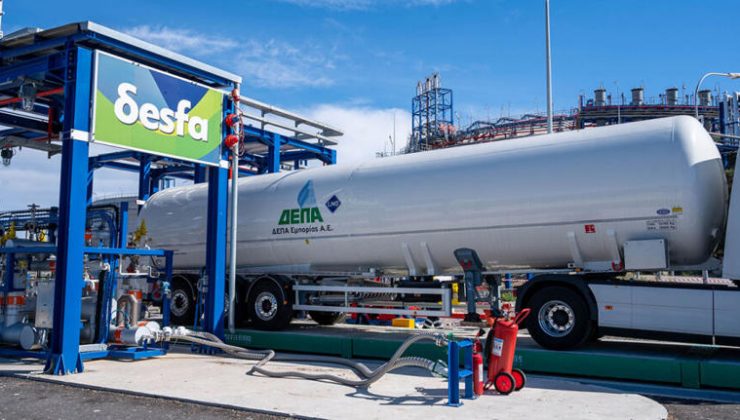 DEPA Ticaret: Özel LNG treyleri ile ilk LNG karayolu taşımacılığı tamamlandı