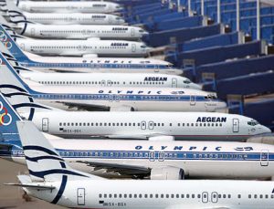 16/3’teki AEGEAN ve Olympic Air uçuşları grev nedeniyle  iptal edildi