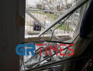 Selanik: Gaz tüpünün patladığı AirBnb apartmanının görüntüleri