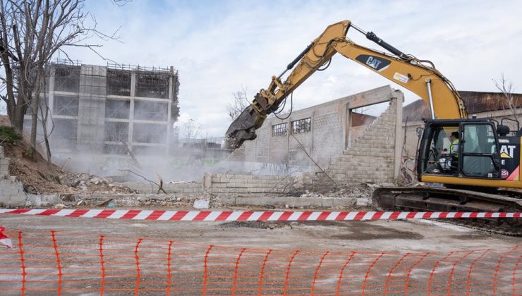 Buldozerler yeni Panathinaikos stadyumu için “çalışmaya başladı”