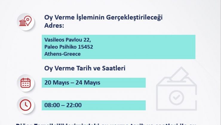 Yunanistan’da ikinci tur oy verme işlemleri ne zaman ve nerede kullanılacak