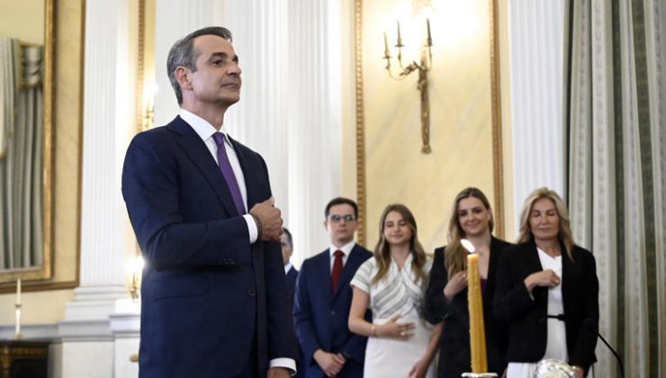 Kyriakos Mitsotakis Başbakanlık Görevini Devraldı