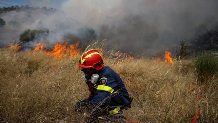 Yunanistan’da 20 Ağustos Pazar için yangında  çok yüksek risk teşkil eden bölgeler