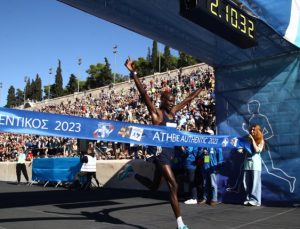 Atina Maraton’u Kazanan Kenyalı Edwin Kiprop