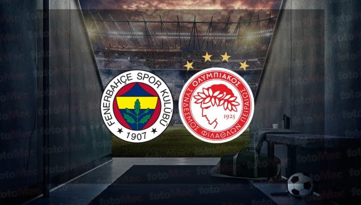 Fenerbahçe – Olympiakos maçı şifresiz canlı veren kanallar listesi | Fenerbahçe maçı canlı TV8’de mi?