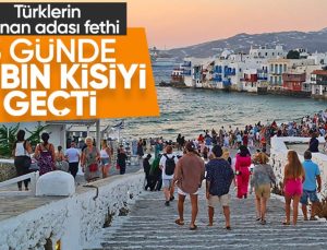 Yunan Adalarına 20 bin Türk Turist Geçti
