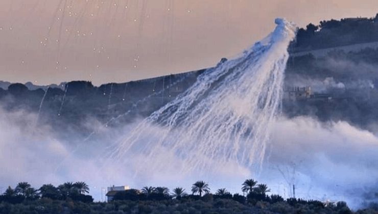İsrail’in Lübnan’da En Az 17 Bölgeye Beyaz Fosfor Bombalarıyla Saldırdığı Tespit Edildi