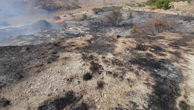 Midilli Adası: Eresos’un Kırsal Kesiminde Yangın